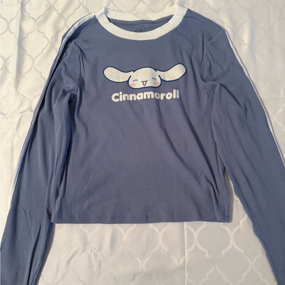 cinnamoroll blue long sleeve top (NWT)